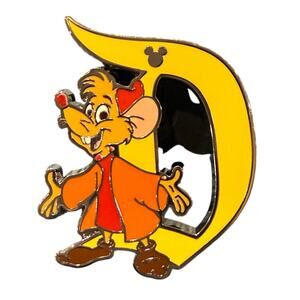 Disney Jaq D Hidden Mickey 2025 Pin Disneyland Wave B DLR Cinderella Mouse New
